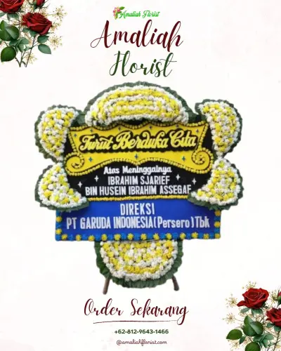 Papan Bunga Duka di Iraonolase