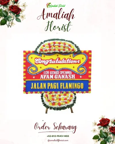 Bunga Papan Congratulation di Iraonolase